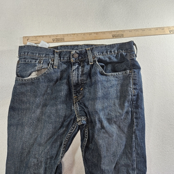 Levi's 559 Relaxed Straight Jeans 32x32 Blue Denim - Picture 8 of 9